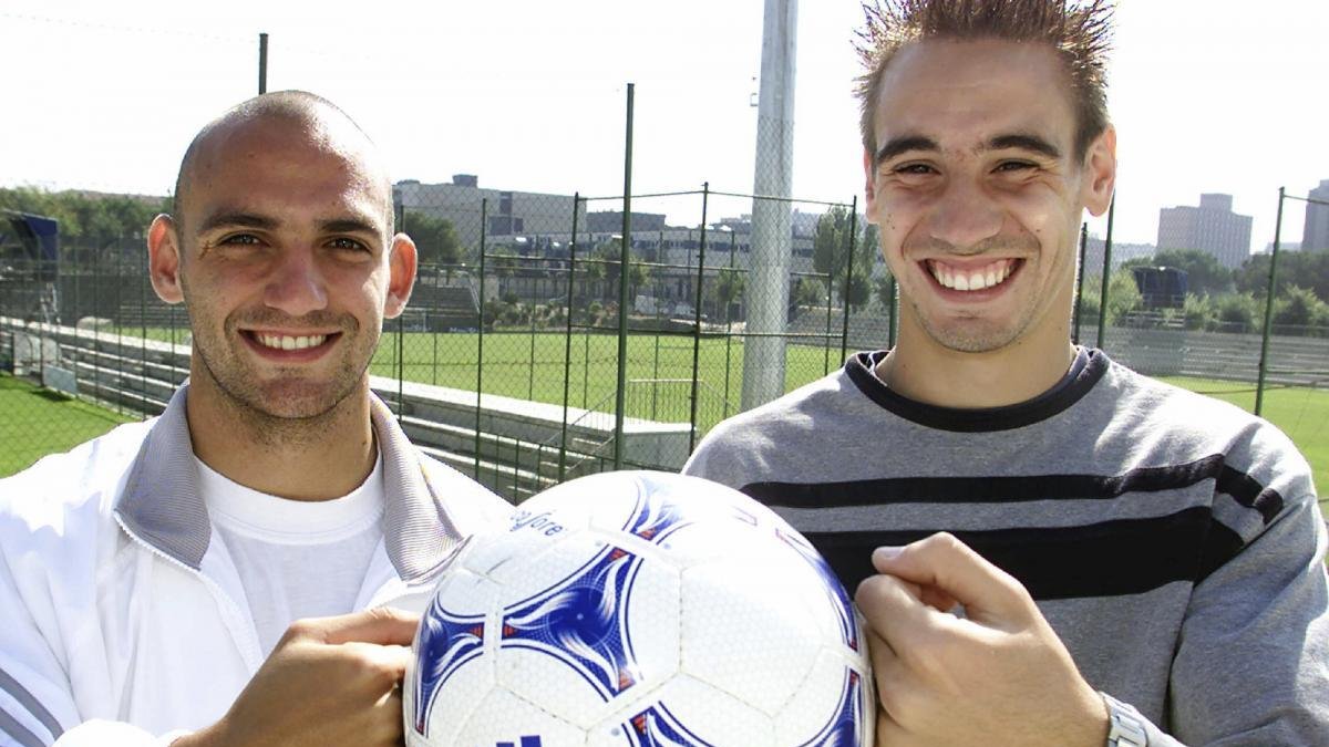 Raúl Bravo y Borja Fernández, en una imagen de archivo en su etapa en el Castilla.-CHEMA REY