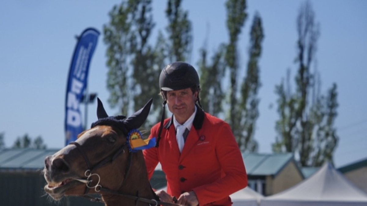 Iván Serrano durante la competición. / M. G. EGEA