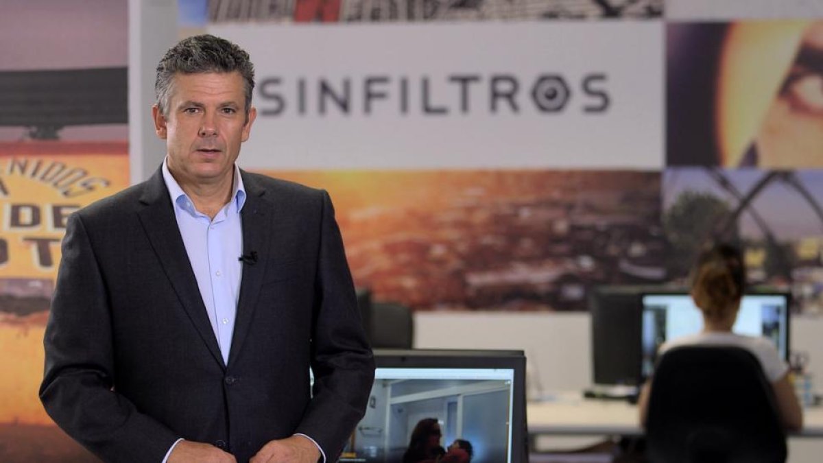 El periodista Roberto Arce, presentador del nuevo programa de Be Mad 'Sin filtros'.-MEDIASET