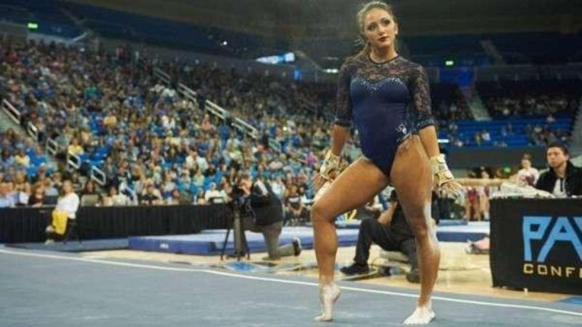 Jamie Dantzscher, antigua gimnasta olímpica estadounidense.-TWITTER / CLARÍN