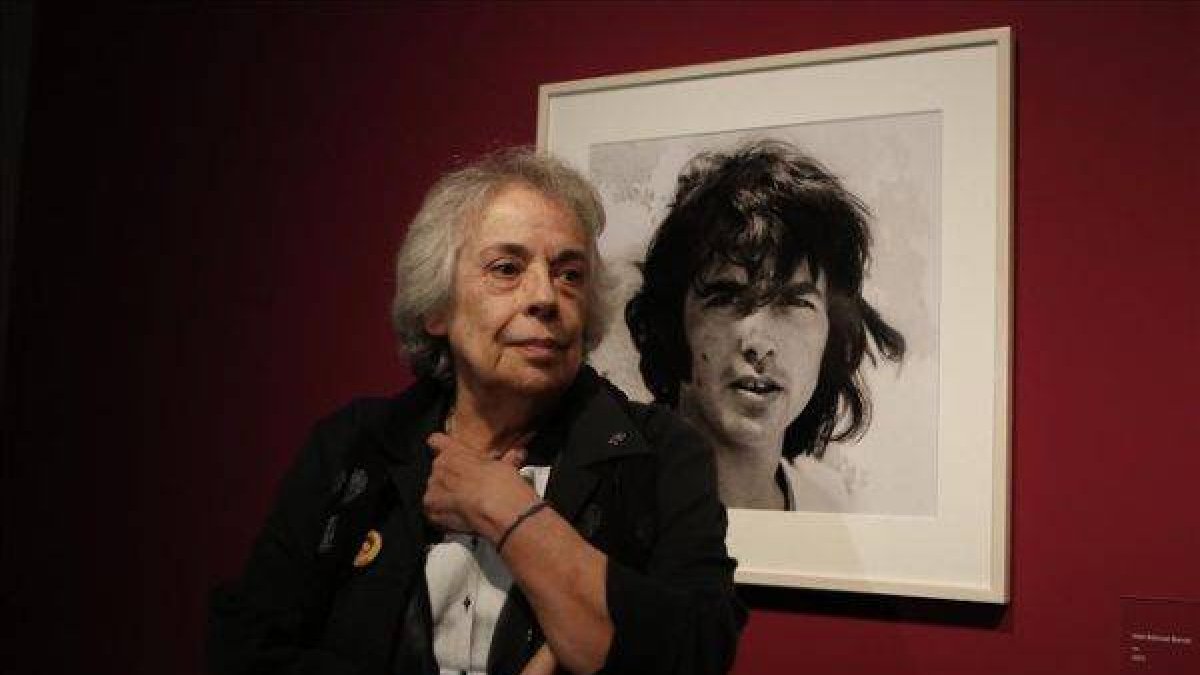 Colita, el pasado marzo, en la exposición en La Pedrera.-Foto: FERRAN NADEU