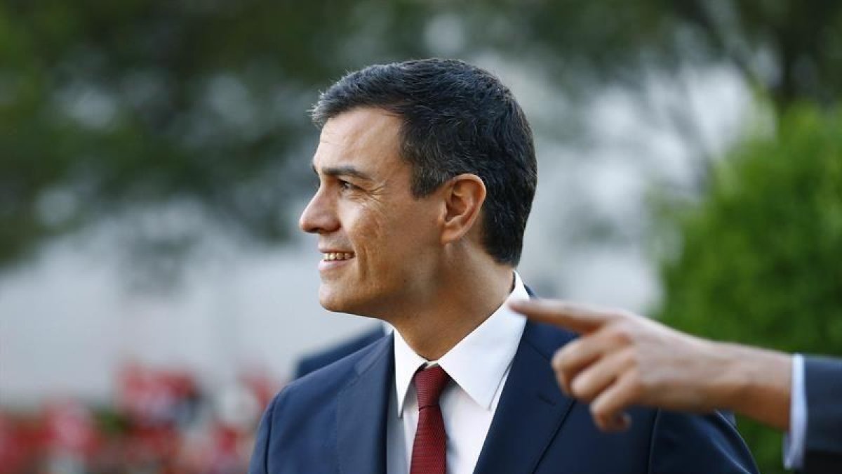 El candidato por el PSOE a la presidencia del Gobierno, Pedro Sánchez.-EFE/J.P.GANDUL