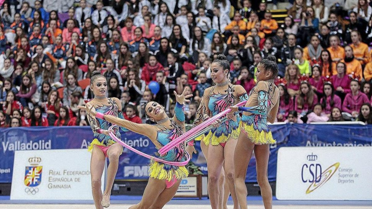Un momento del CD Valladolid infantil, bronce.-J.C. Castillo
