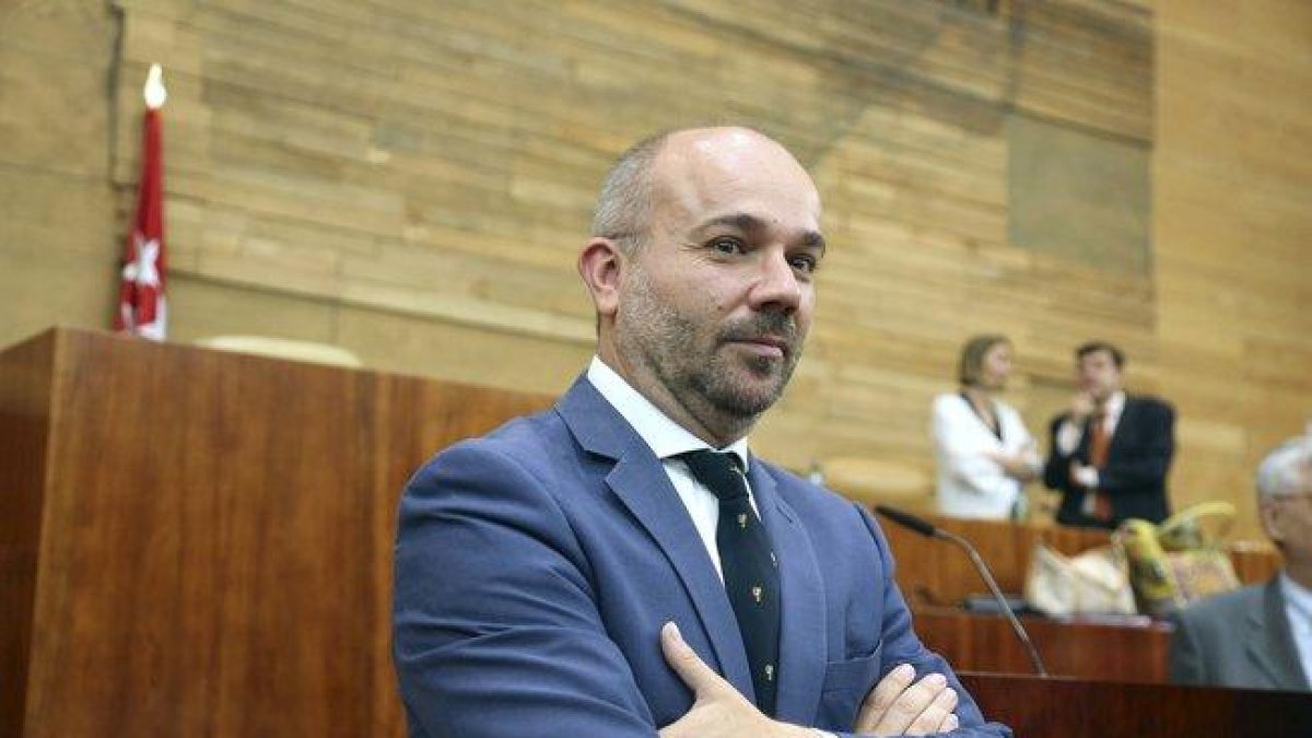 El presidente de la Asamblea de Madrid, Juan Trinidad.-DAVID CASTRO