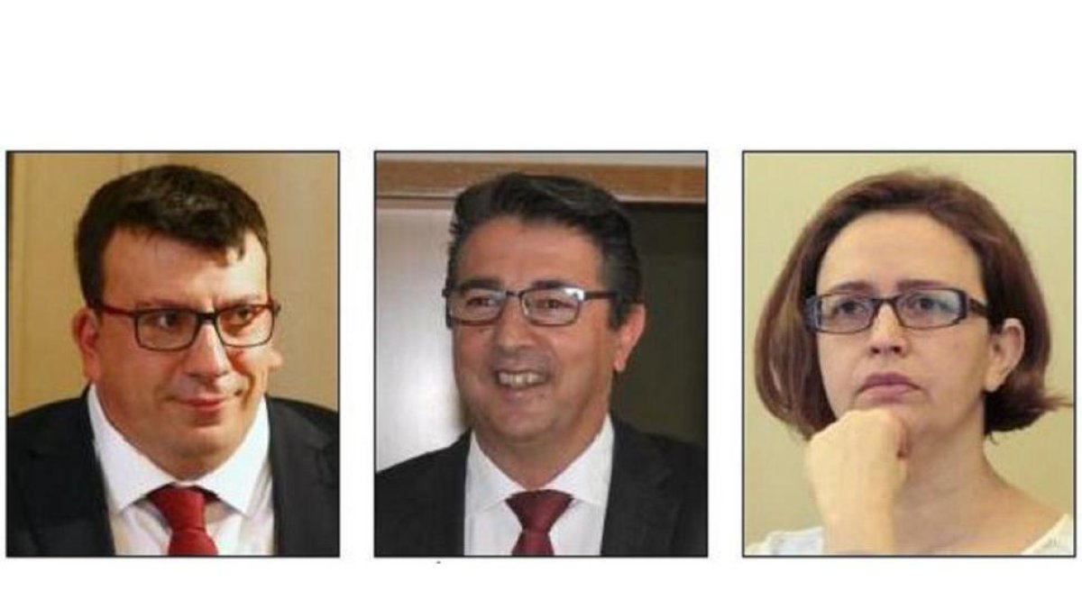 Jesús Cedazo, Jesús Ángel Peregrina y Montserrat Torres.-V. GUISANDE