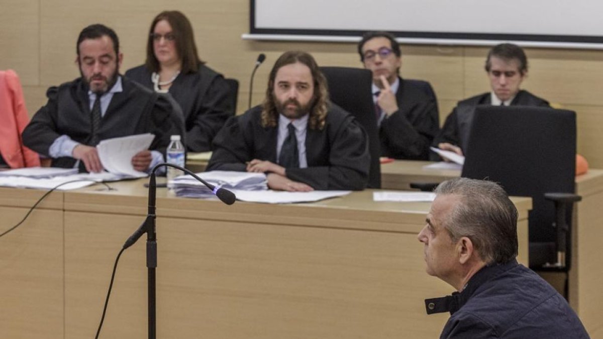 José Tomás Villalibre presta declaración en la Audiencia Provincial de Burgos.-S. O.
