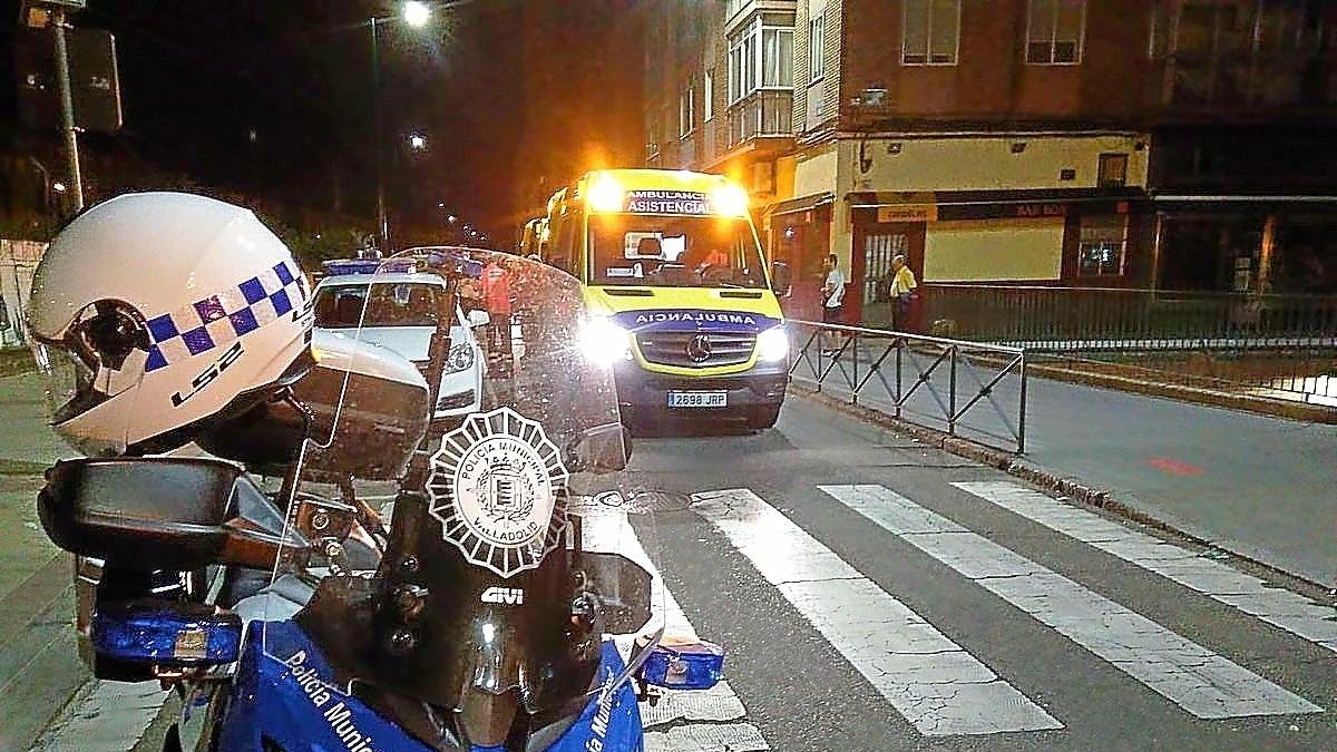 El paso de peatones de la calle vía donde ocurrió el atropello.-E.M.