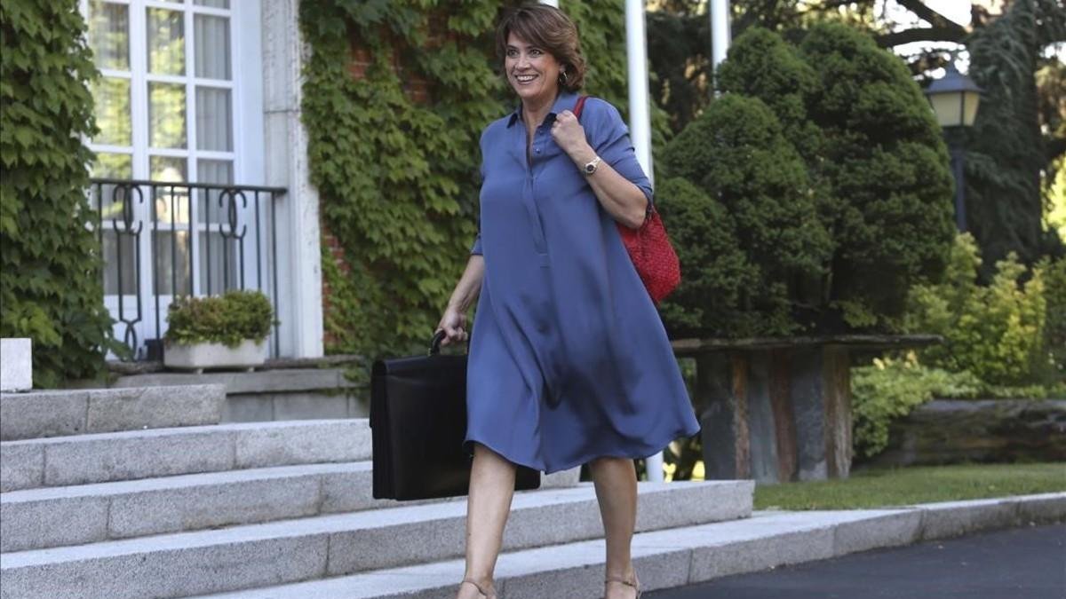 La ministra de Justicia, Dolores Delgado-DAVID CASTRO