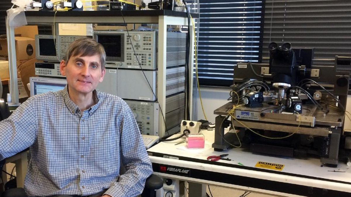 El investigador Jesús del Álamo, en el l Instituto Tecnológico de Massachusetts (EE.UU) donde trabaja como profesor.-CEDIDA