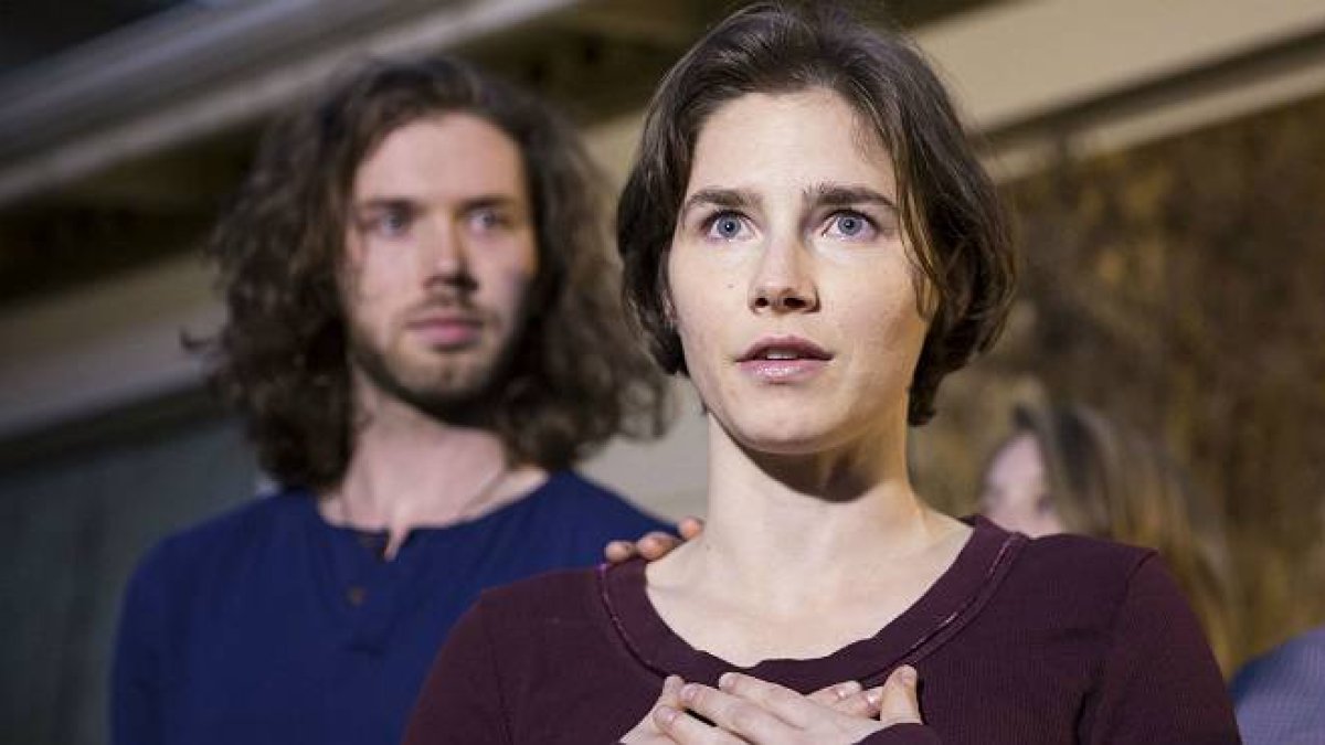 Amanda Knox, absuelta del asesinato de su compañera de piso.-Foto: ATLAS