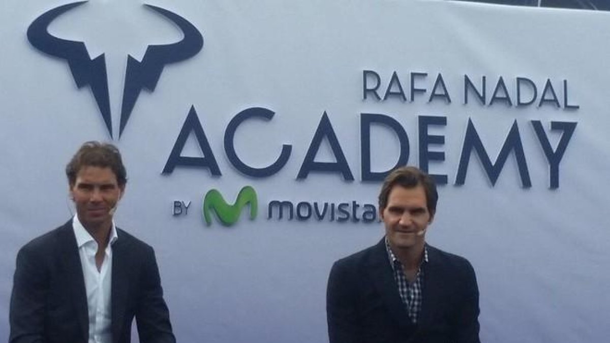 Rafael Nadal ha invitado a Roger Federer a la inauguración de la Rafa Nadal Academy.-