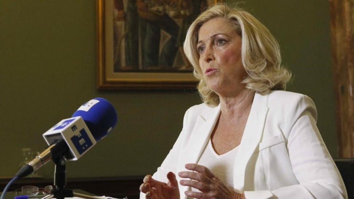 La delegada del Gobierno central en Madrid, Concepción Dancausa.-JUAN M ESPINOSA
