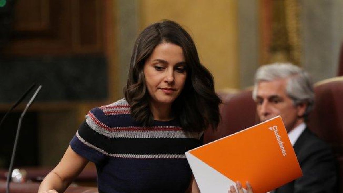 La portavoz de Ciudadanos en el Congreso, Inés Arrimadas.-EUROPA PRESS
