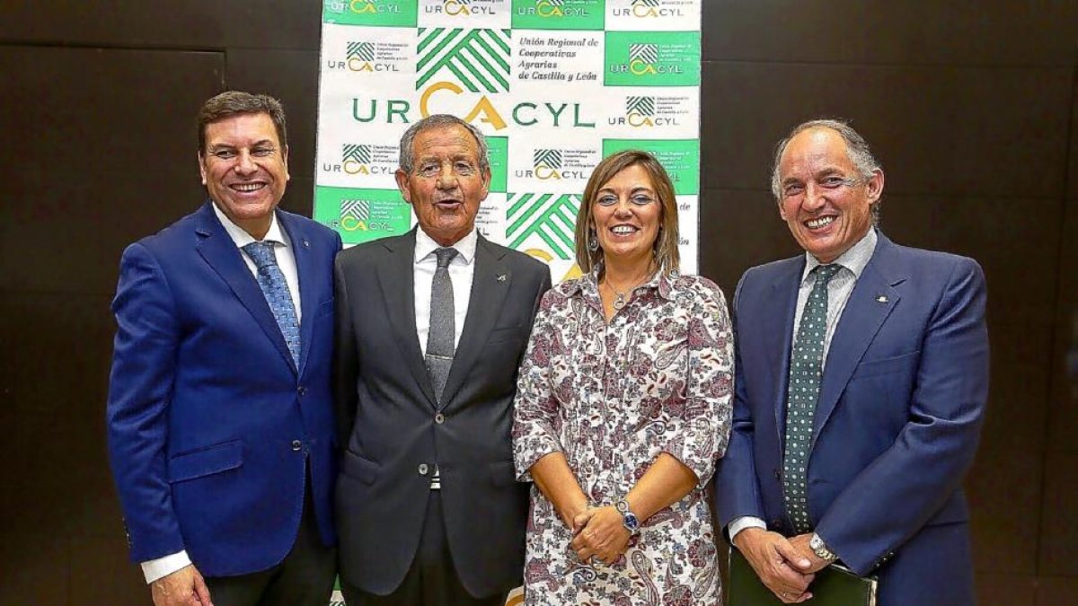 Carlos Fernández Carriedo, Gabriel Alonso, Milagros Marcos y Jerónimo Lozano.-ICAL