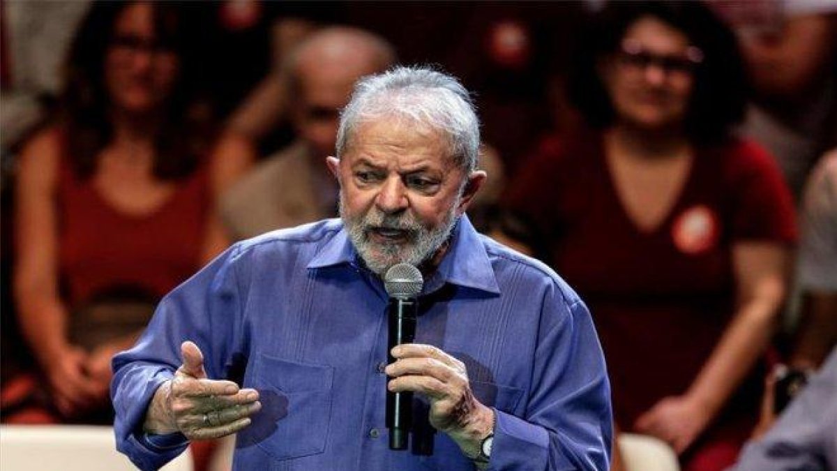 Luiz Inácio Lula da Silva en un evento público.-EFE