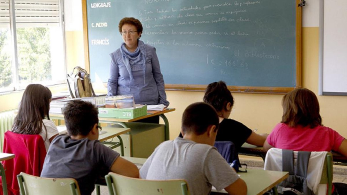 Un grupo de alumnos del ‘Jacinto Benavente’ de Zamora-ICAL