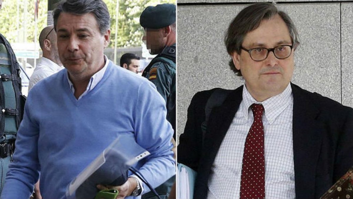 Ignacio González (izquierda) y Francisco Marhuenda.-