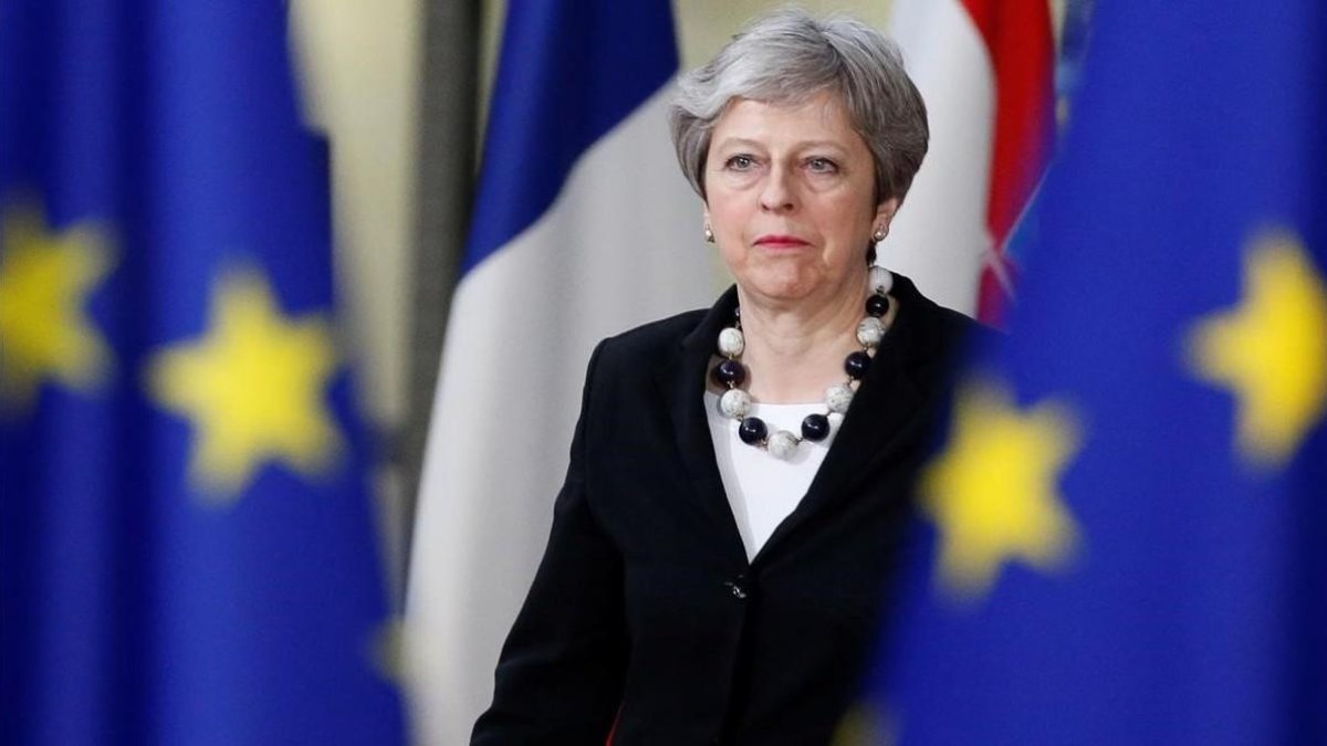 Theresa May, en un Consejo Europeo-EFE/ JULIEN WARNAND