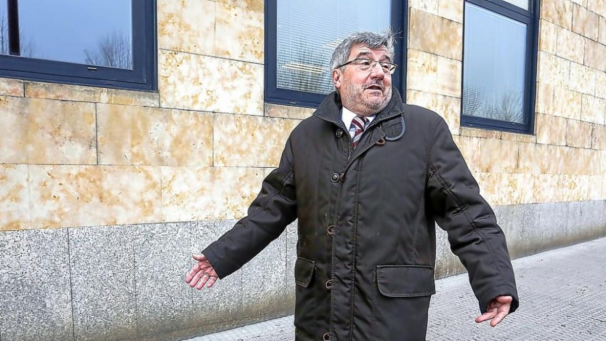 Francisco Fernández, el día de su declaración.-ICAL