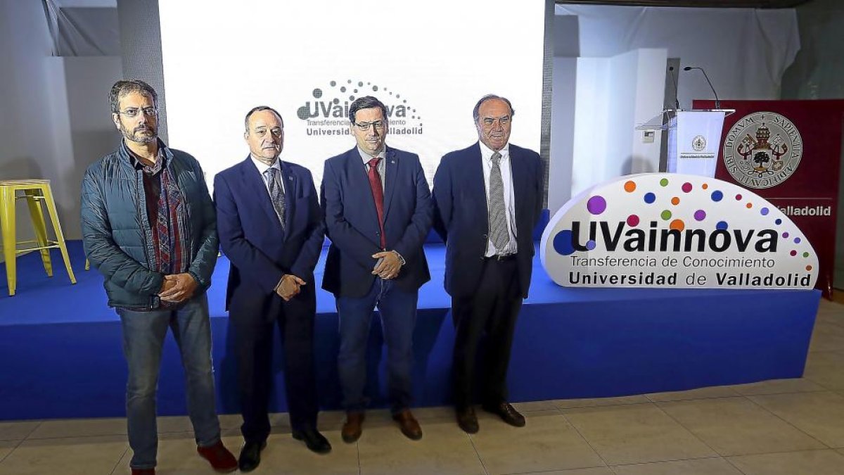 Pedro César Álvarez Esteban, Daniel Miguel, Celedonio Álvarez González y Francisco Javier Gallo Nieto.-ICAL