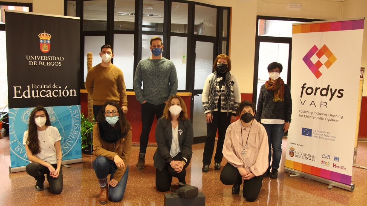 Equipo de la Universidad de Burgos del proyecto europeo Fordysvar. EL MUNDO