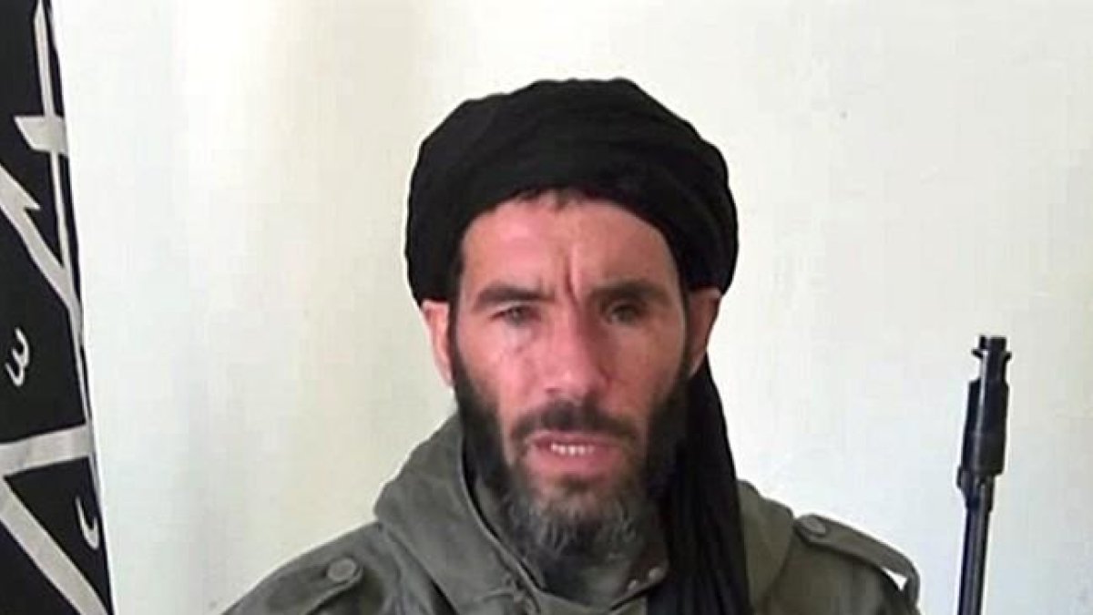 El yihadista Mojtar Belmojtar, el líder de Al Morabitoun.-HO / AFP