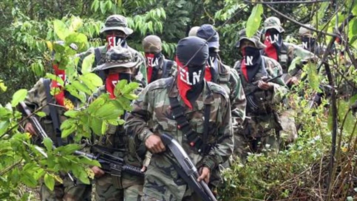 Guerrilleros del ELN.-