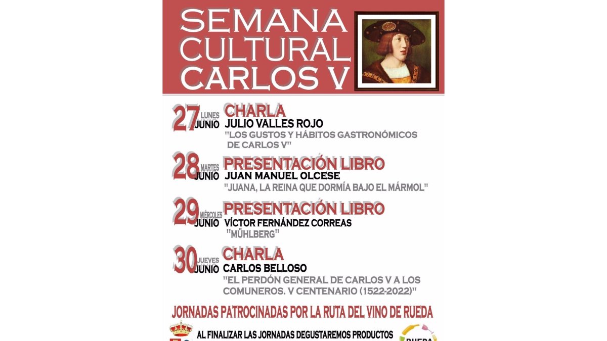 Cartel de la Semana Cultural Carlos V. Europa Press