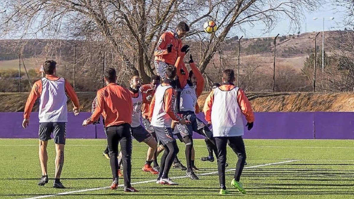 Imagen del entrenamiento del jueves.-TWITTER