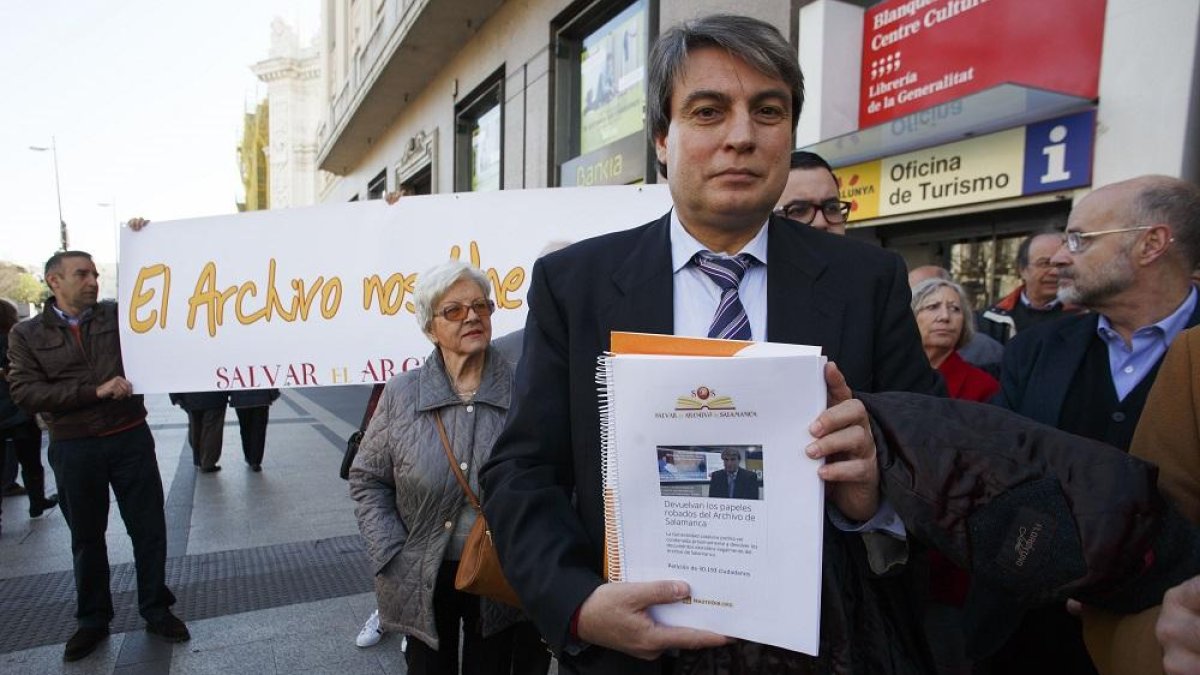 Policarpo Sánchez, en una foto de archivo.-ÁNGEL NAVARRETE