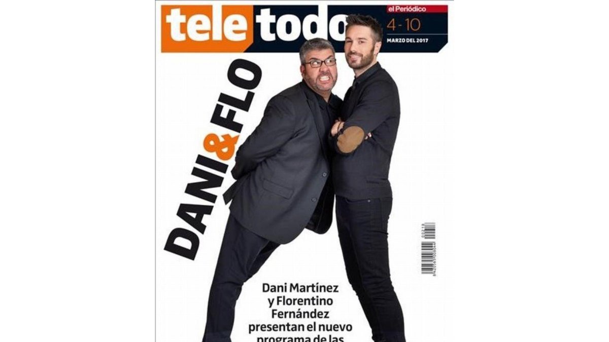 Florentino Fernández y Dani Martínez, en la portada del 'Teletodo'.-
