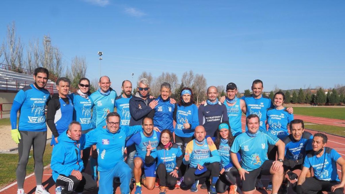 Participantes en el reto solidario de Comercial Ulsa