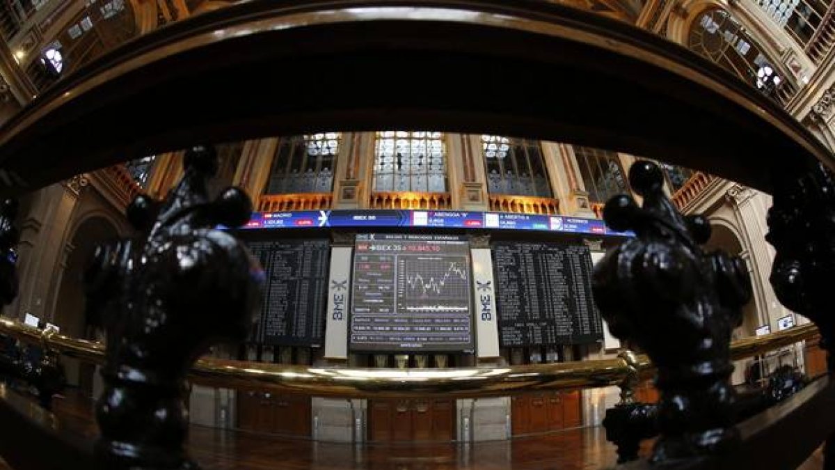 La Bolsa de Madrid, el pasado viernes.-Foto: