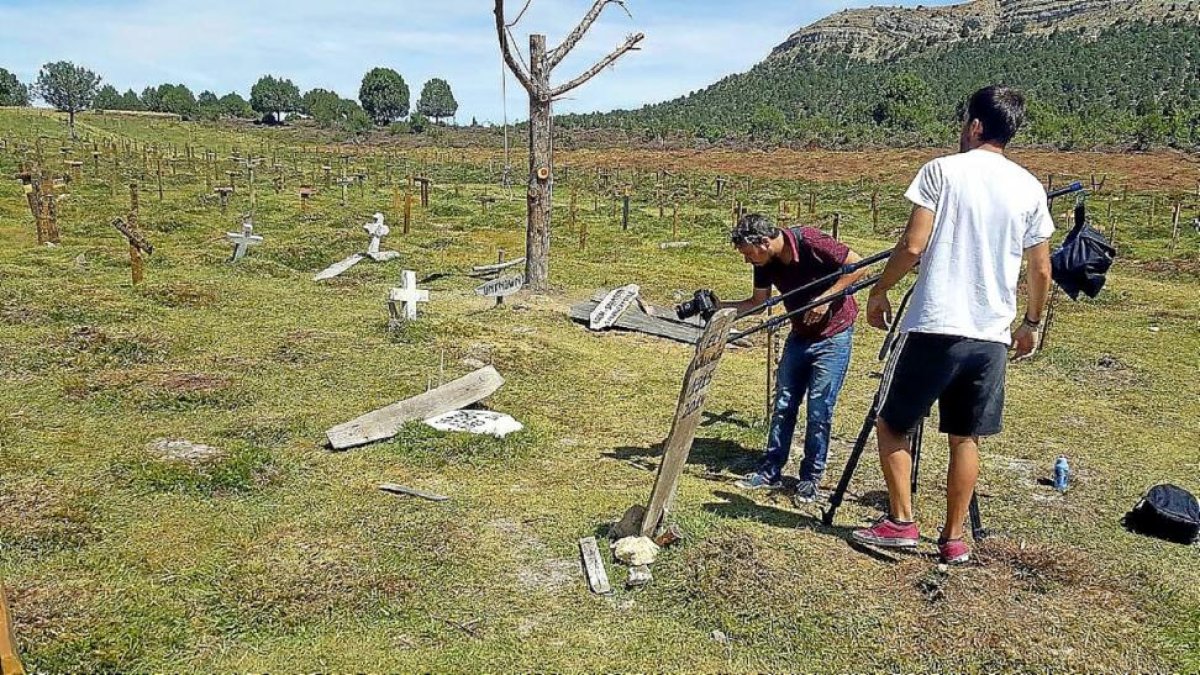 Una imagen del rodaje del documental.-EL MUNDO