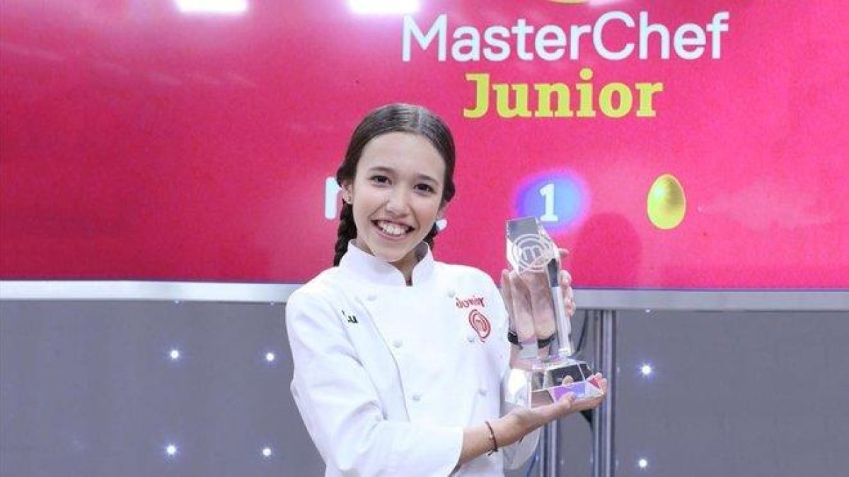 Lu, ganadora de ’MasterChef Junior 7’.-