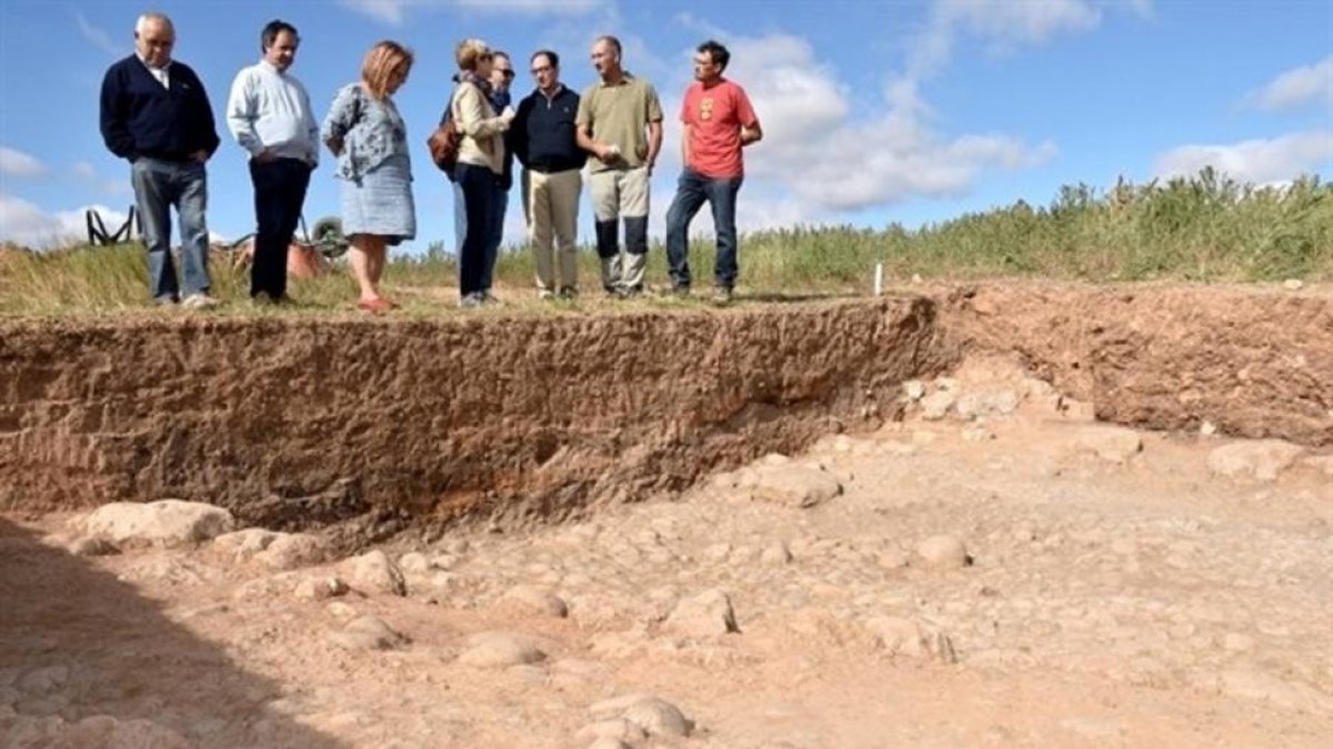 Imagen del yacimiento de 'Las Eras' en Ciadueña (Soria).-EUROPA PRESS