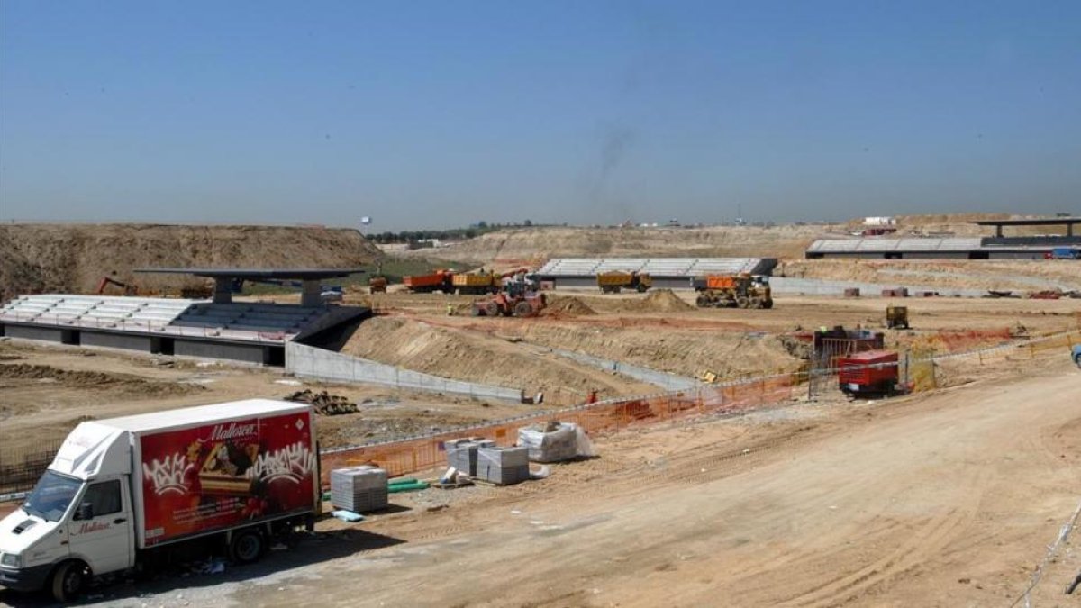 Imagen de los terrenos de la Ciudad Deportiva de Valdebebas.-ARCHIVO