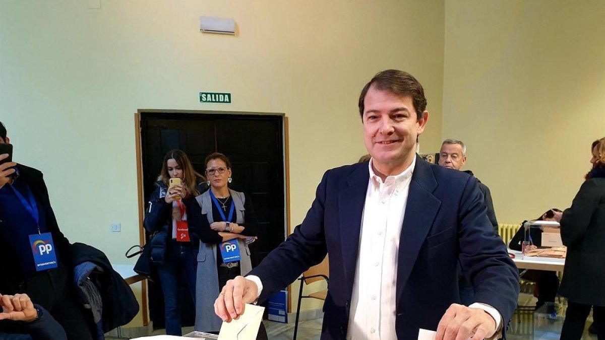 Alfonso Fernández Mañueco, presidente de la Junta de CyL.-EUROPA PRESS