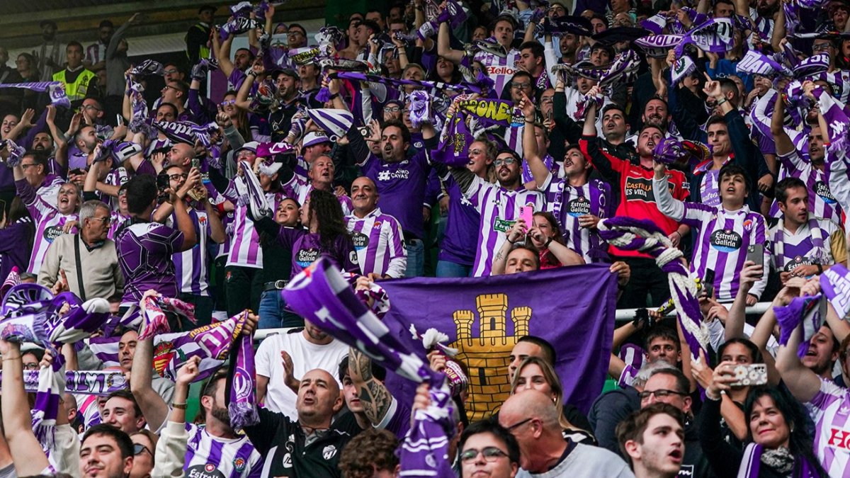 Aficionados del Real Valladolid.