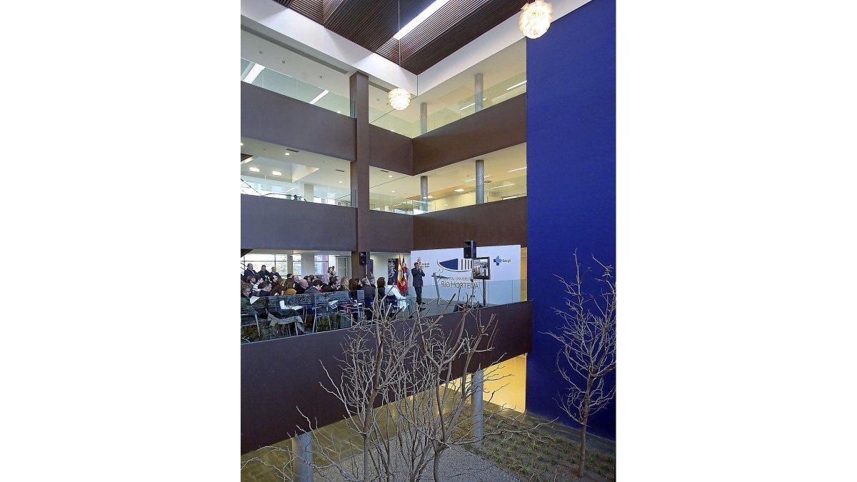 Imagen del interior del Hospital Universitario Río Hortega de Valladolid.-ICAL