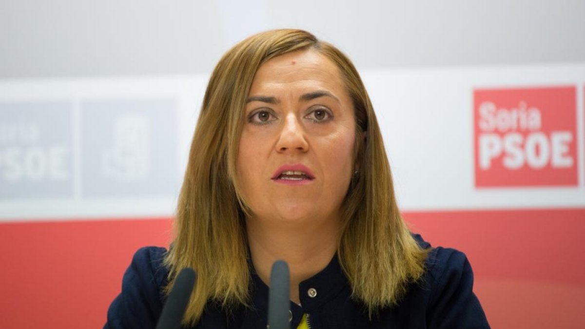 La vicesecretaria general del PSOE, Virgina Barcones.-ICAL