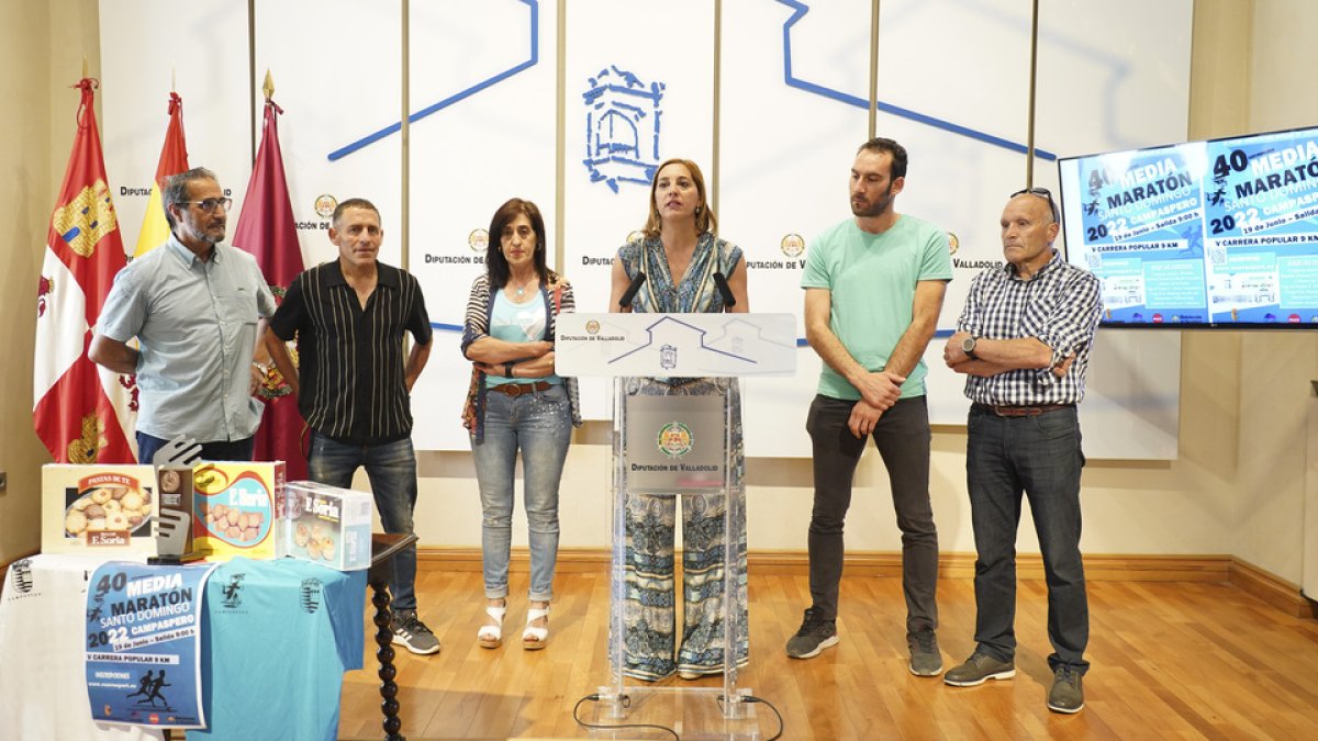 Presentación de la 40º media maratón de Campaspero. 
FOTO/DPV7Miguel Ángel Santos