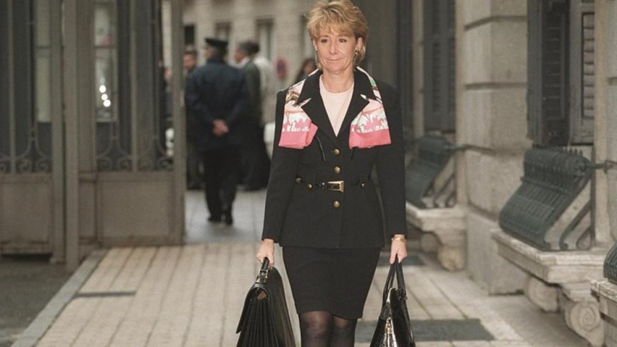 Aguirre, en 1997, cuando era Ministra de Cultura-JOSE MANUEL PRATS