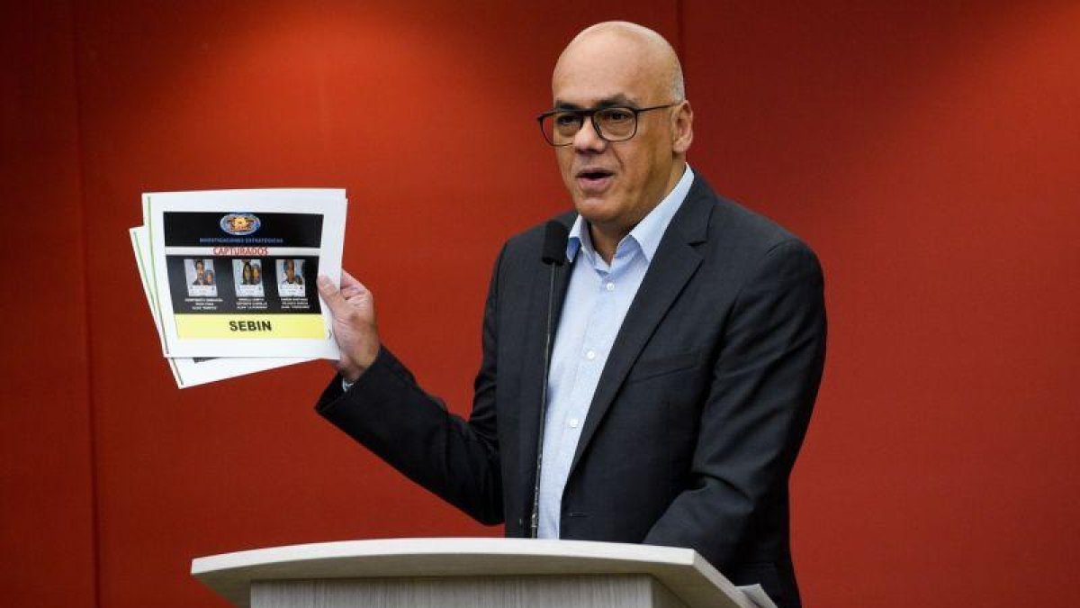El ministro venezolano de Información, Jorge Rodríguez.-FEDERICO PARRA (AFP)