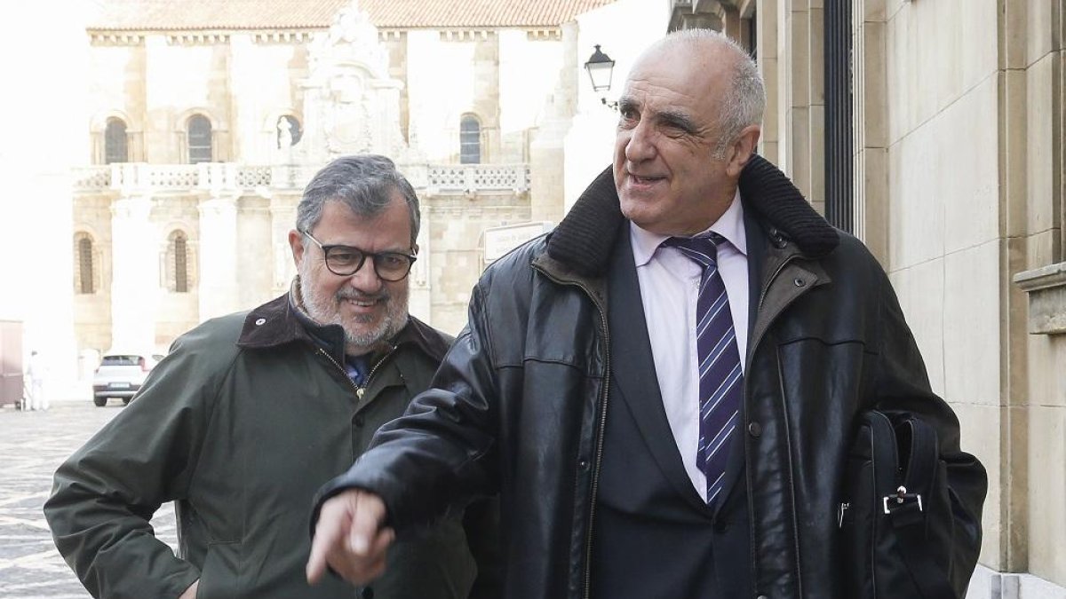 El empresario minero Victorino Alonso acude a la última sesión del juicio.-ICAL
