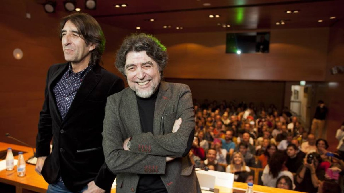 El cantautor Joaquín Sabina y el escritor Benjamín Prado abren el ciclo 'Literarios 2014' de la Fundación Caja de Ávila-Ical