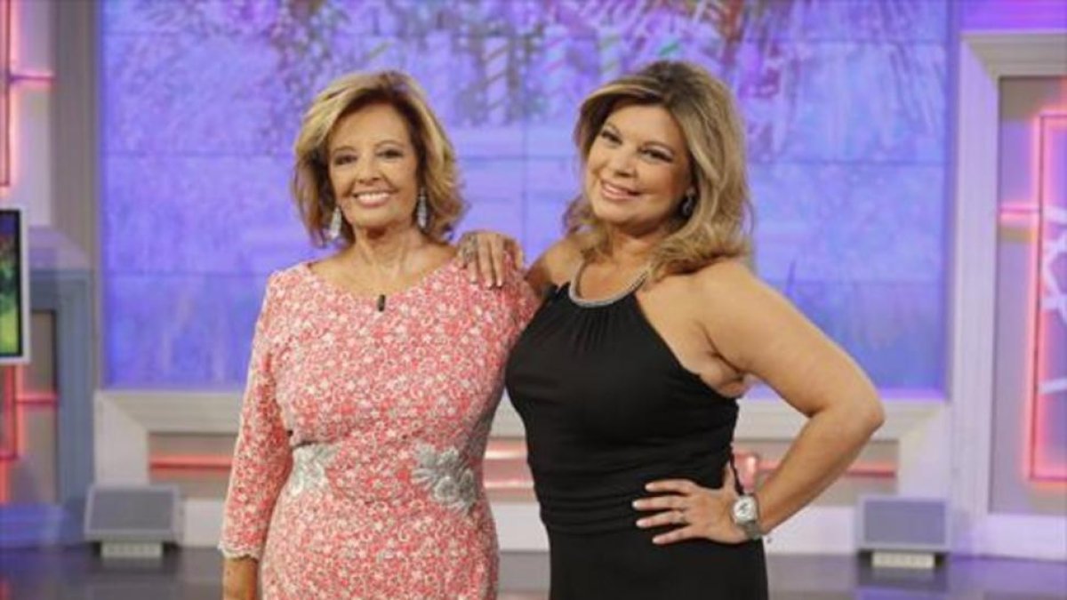 María Teresa Campos y su hija Terelu, protagonistas del 'reality' 'Las Campos'.-