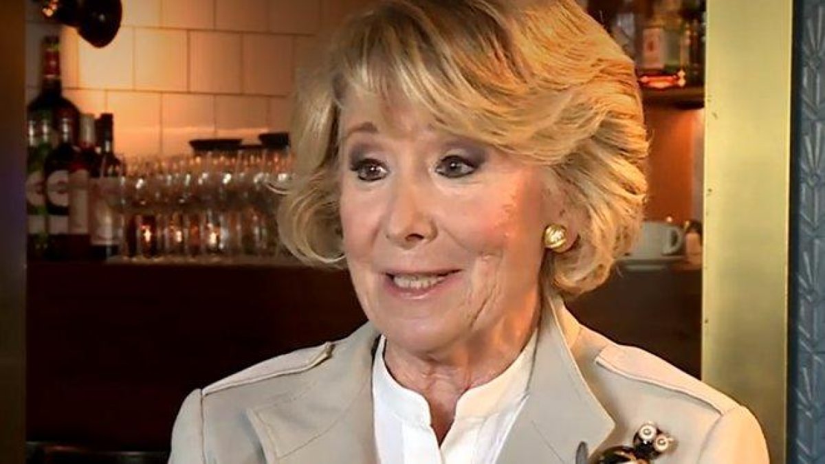 Esperanza Aguirre.-