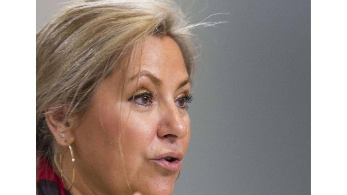 La vicepresidenta y portavoz de la Junta de Castilla y León, Rosa Valdeón, comparece en rueda de prensa posterior al Consejo de Gobierno.-ICAL
