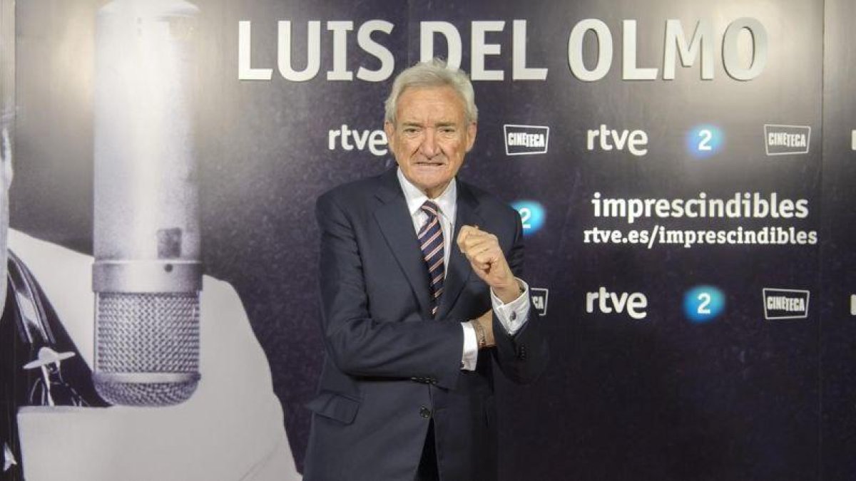 Luis del Olmo, en la presentación del especial que le dedica TVE en el programa Imprescindibles.-EL PERIÓDICO